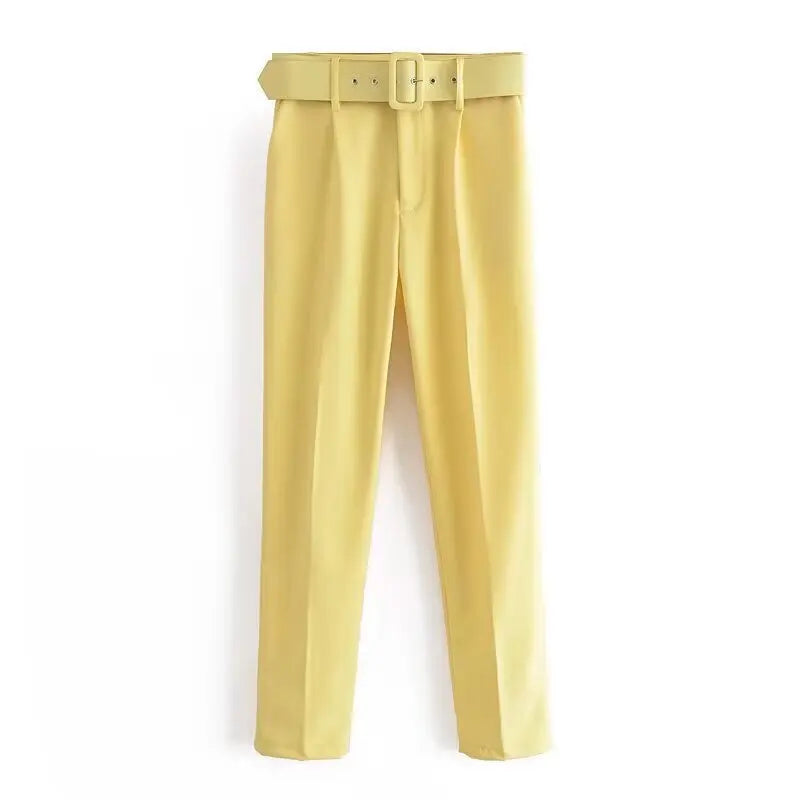 KONDALA Women's Blazer & Wide Leg Pants Set
