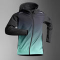 Men's Waterproof Hooded Cycling Windbreaker - Quick Dry Running Outdoor Jacket