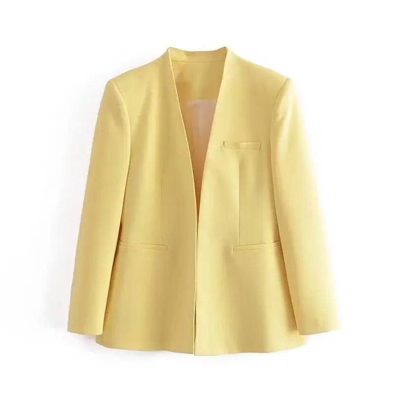 KONDALA Women's Blazer & Wide Leg Pants Set