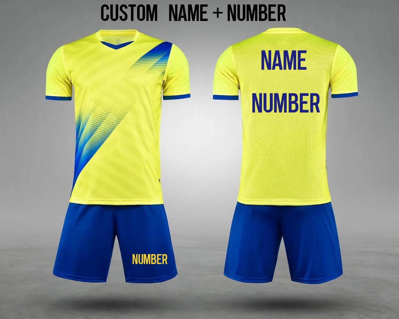 Kids Football Kit – Jersey & Shorts Set (Style 2) - lily supply