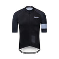 Raudax Classic Black Cycling Jersey – Short Sleeve Racing Top - lily supply