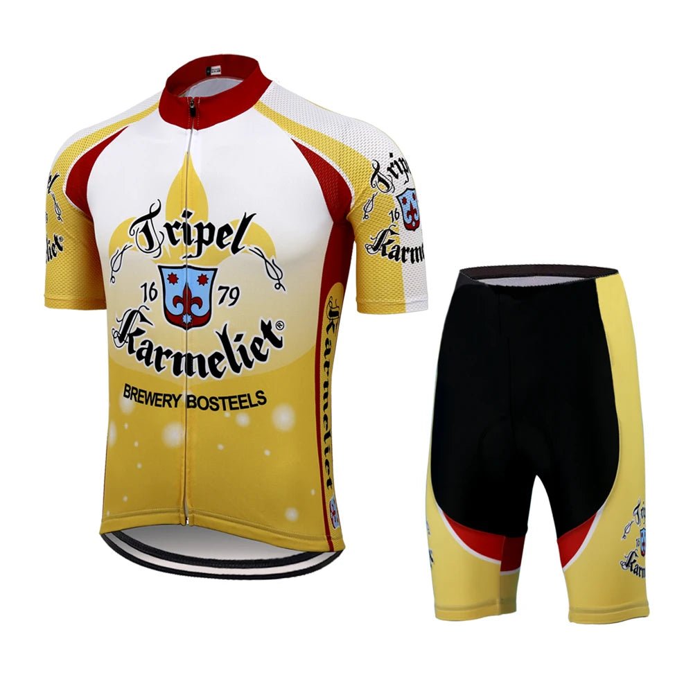 Men's cycling jersey set, breathable, with multi gel pad, for MTB, summer, 2020 - lily supply