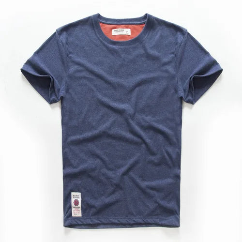 Men's Cotton Solid O-Neck T-Shirt