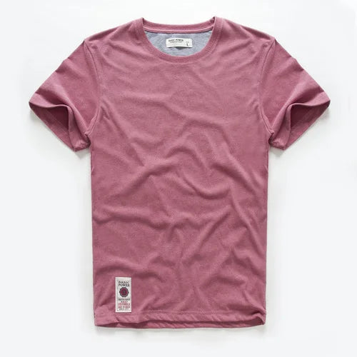 Men's Cotton Solid O-Neck T-Shirt