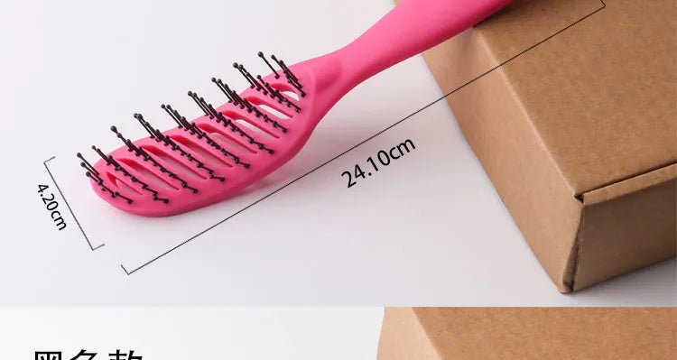 9 - Row Detangling Hair Brush - Scalp Massage Styling Hairbrush - lily supply