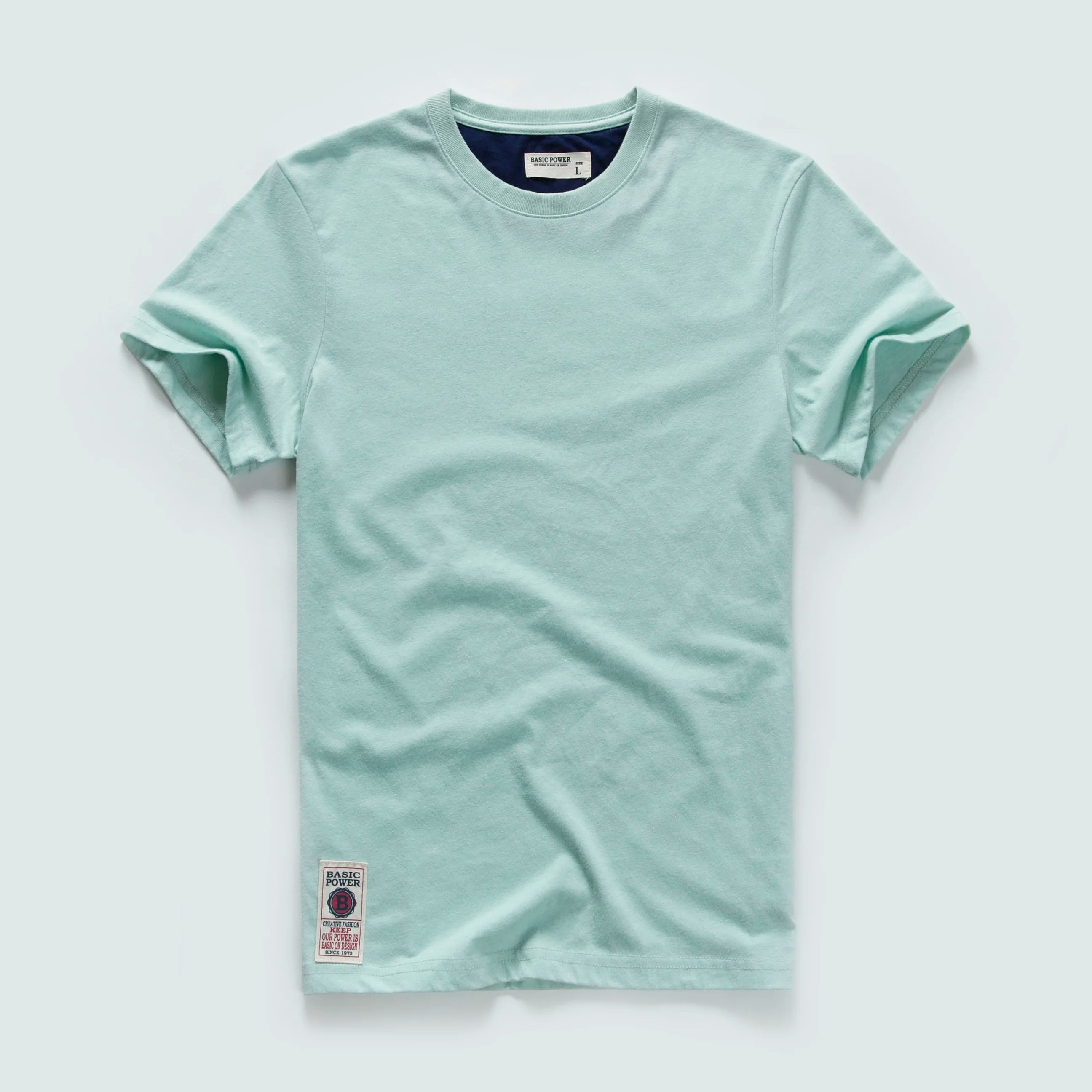 Men's Cotton Solid O-Neck T-Shirt