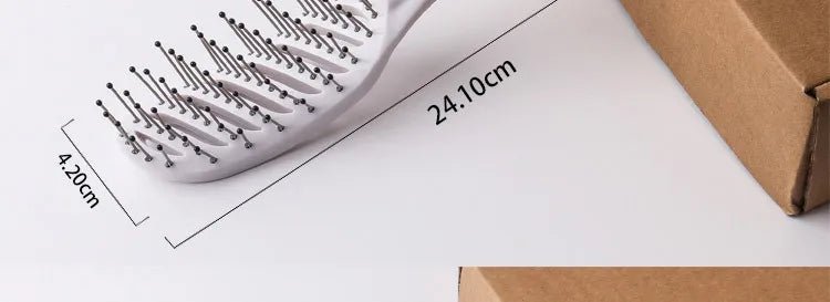 9 - Row Detangling Hair Brush - Scalp Massage Styling Hairbrush - lily supply