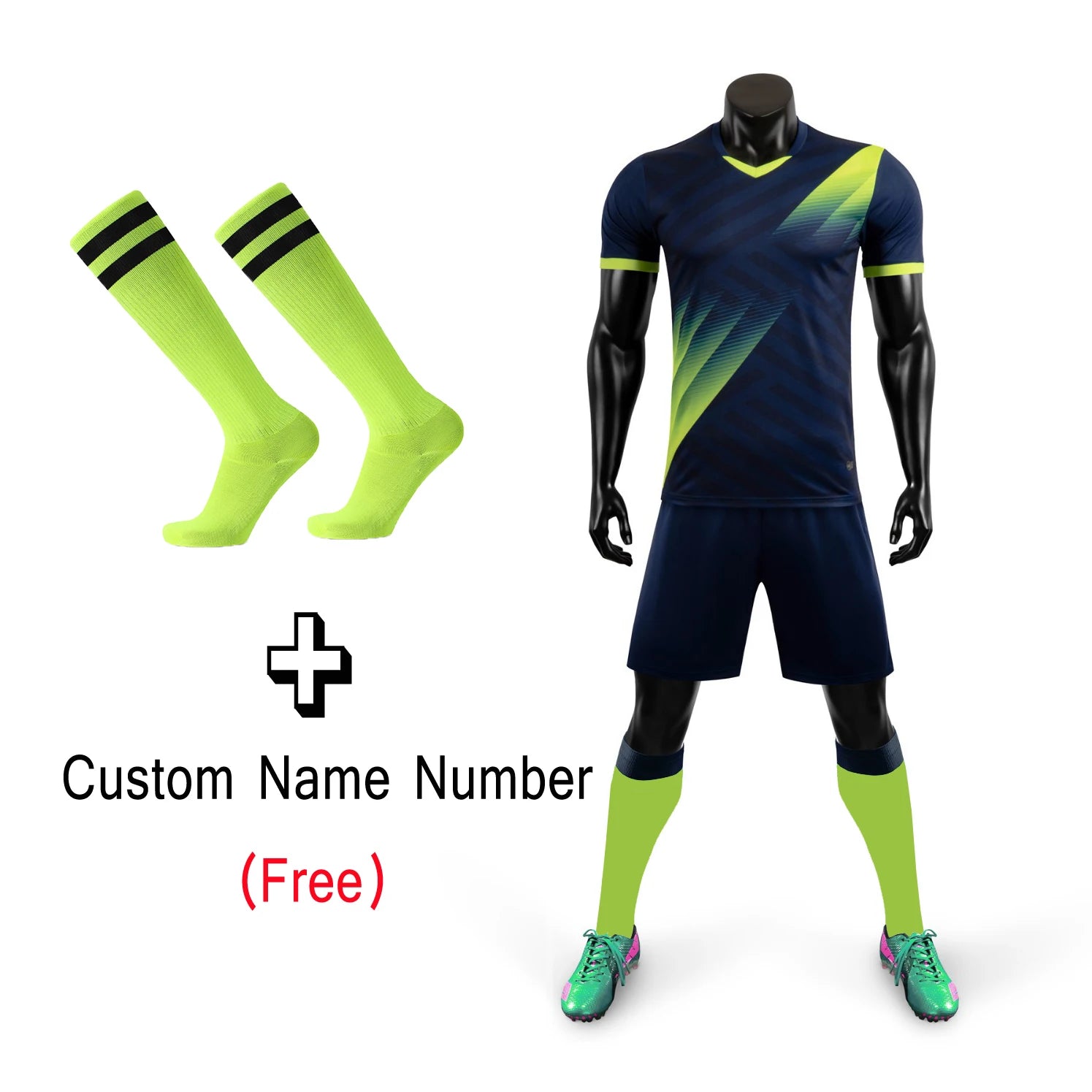 Kids Football Kit – Jersey & Shorts Set (Style 2) - lily supply