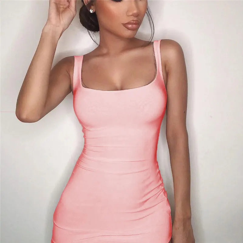 Women's Slim Bodycon Mini Dress