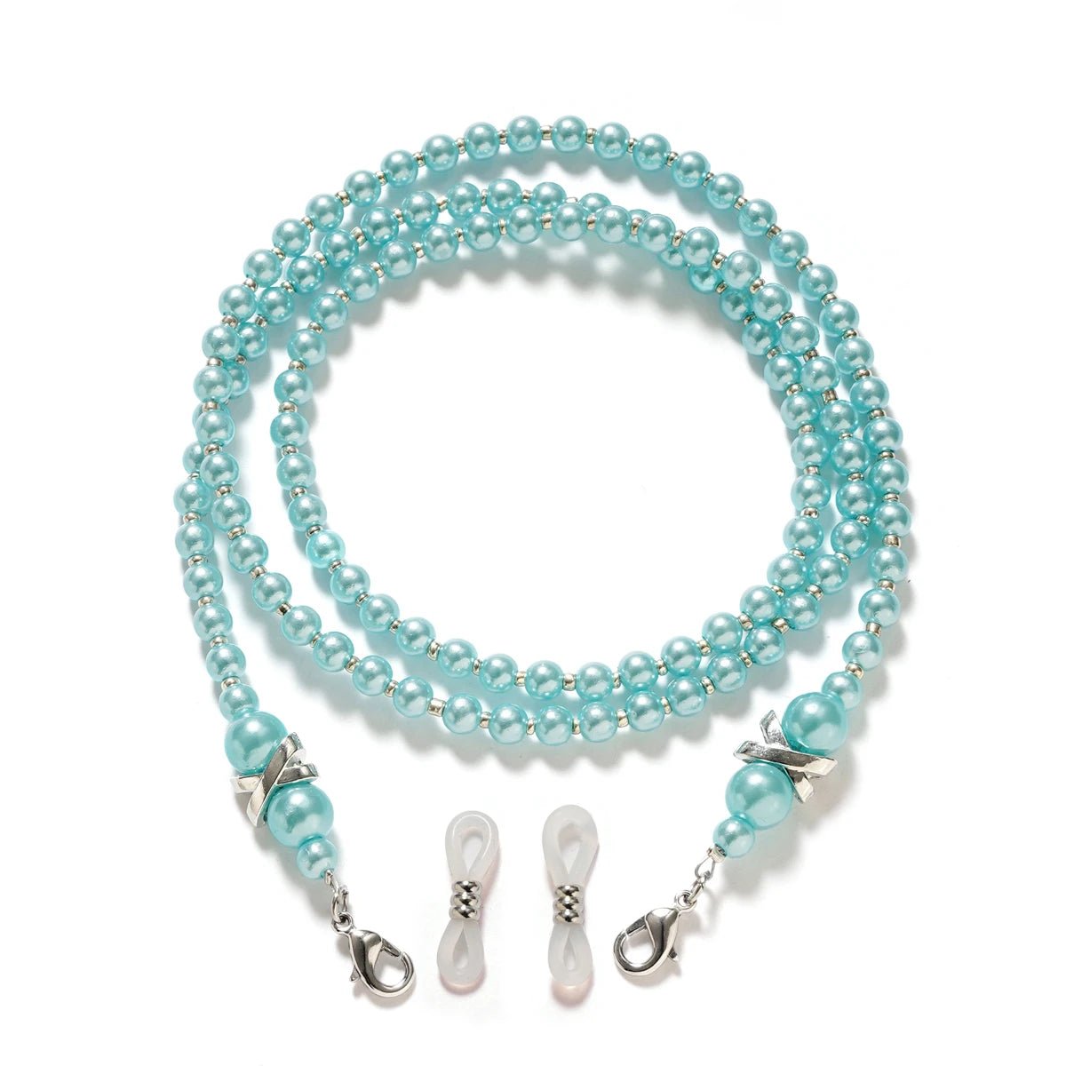 Pearl Sunglasses Chain Wearing Neck Holding Beaded Lanyard Cord Masks Sunglass Reading Glasses ChainEyewear Accessories - lily supply