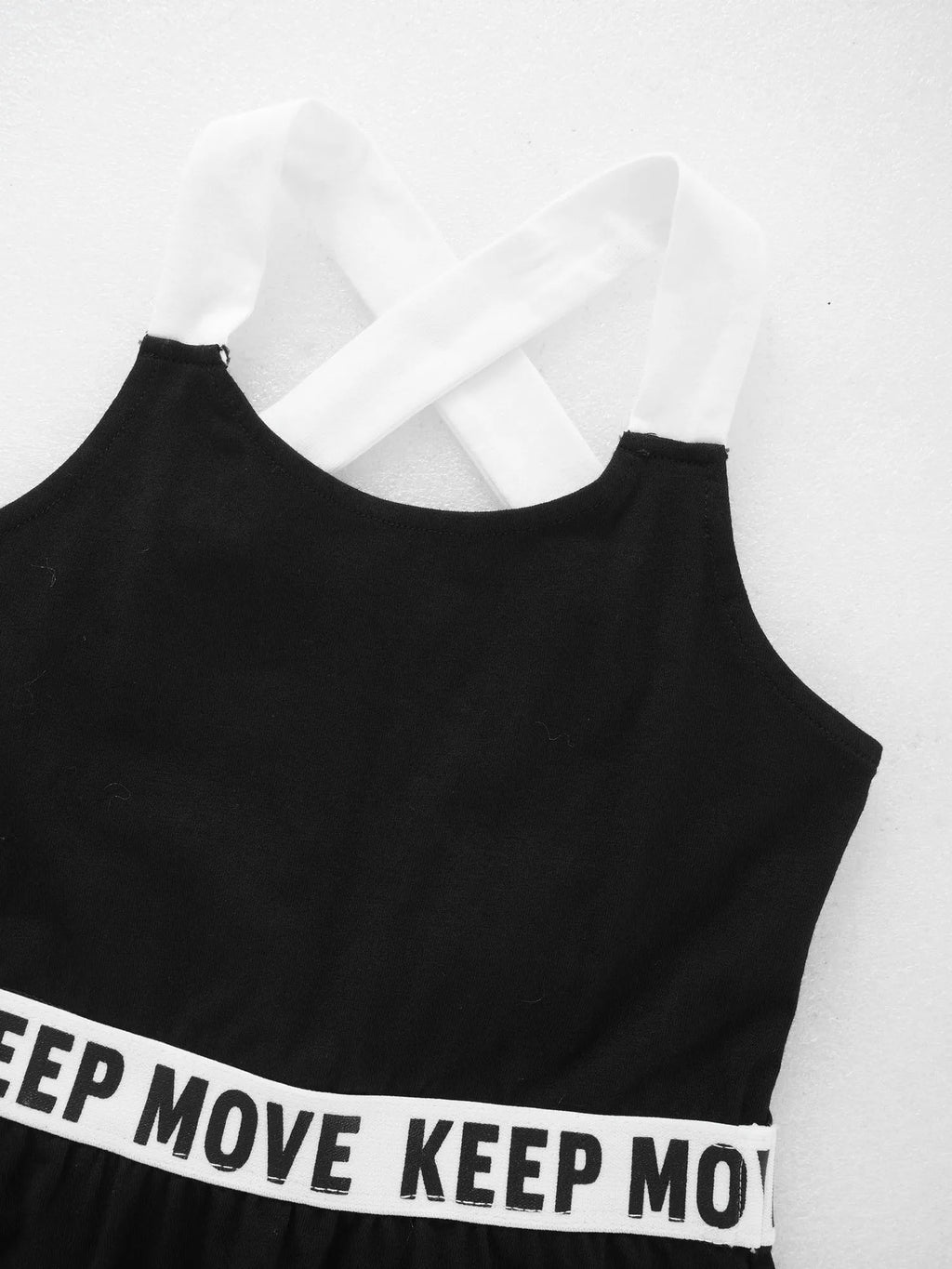 Children Girls Sports Dress Sleeveless Backless Letter Print Dresses with Shorts Set Tracksuit Tennis Gym Workout Sportswear - lily supply