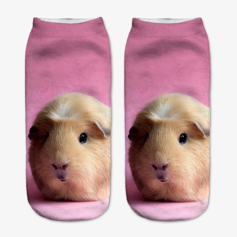 Women's 3D Animal Print Kawaii Funny Socks – Novelty Casual Socks - lily supply