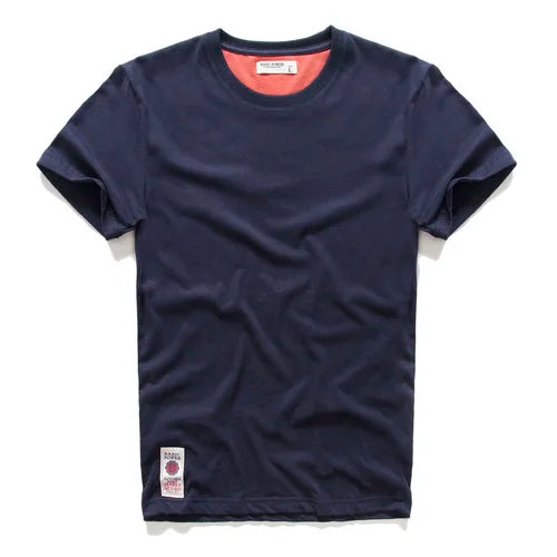 Men's Cotton Solid O-Neck T-Shirt