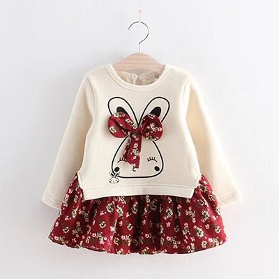 Baby girl Dresses Spring Girls Clothes Princess Dress Flower Dress For Girl Cute Infant toddler Fashion Baby Girl Clothes 18M - 6Y - lily supply