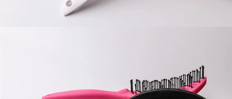9 - Row Detangling Hair Brush - Scalp Massage Styling Hairbrush - lily supply