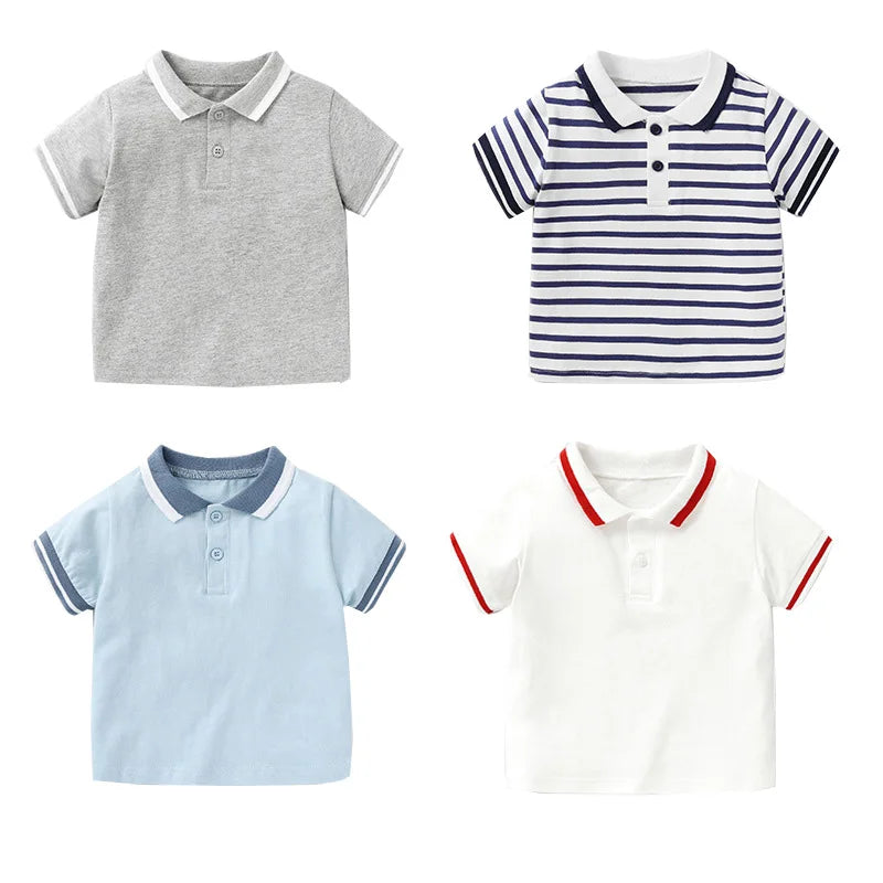 Baby Cotton Polo Shirt Toddler T-Shirt