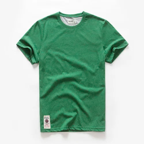 Men's Cotton Solid O-Neck T-Shirt