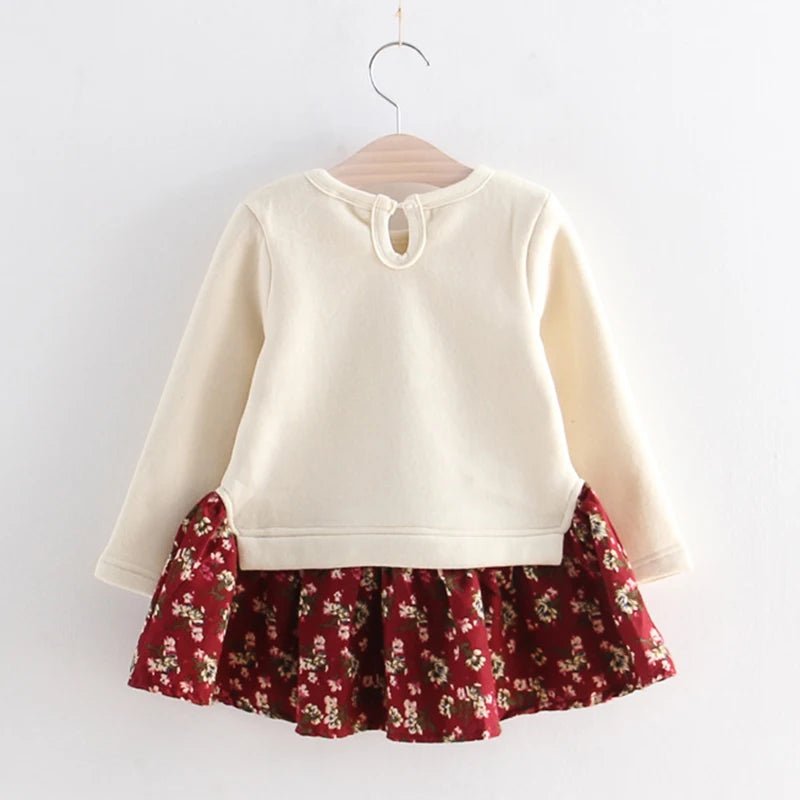 Baby girl Dresses Spring Girls Clothes Princess Dress Flower Dress For Girl Cute Infant toddler Fashion Baby Girl Clothes 18M - 6Y - lily supply