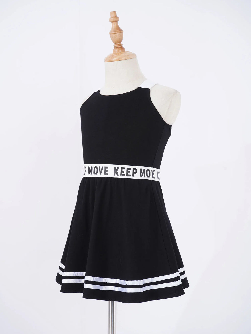 Children Girls Sports Dress Sleeveless Backless Letter Print Dresses with Shorts Set Tracksuit Tennis Gym Workout Sportswear - lily supply