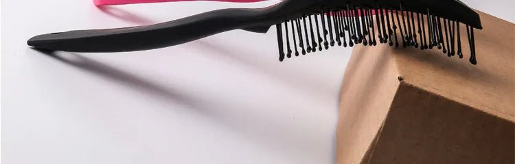 9 - Row Detangling Hair Brush - Scalp Massage Styling Hairbrush - lily supply
