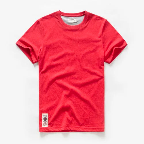 Men's Cotton Solid O-Neck T-Shirt