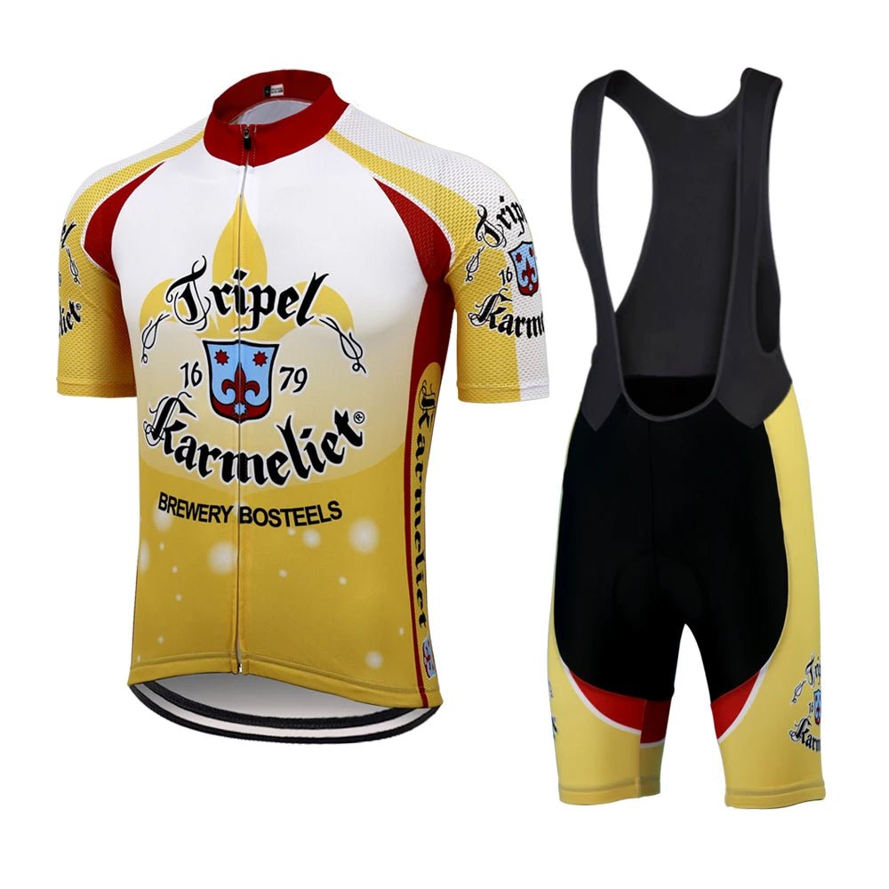 Men's cycling jersey set, breathable, with multi gel pad, for MTB, summer, 2020 - lily supply