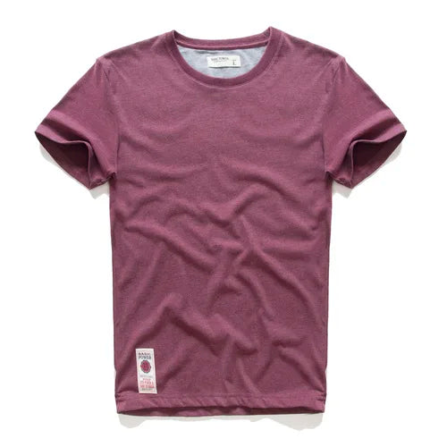 Men's Cotton Solid O-Neck T-Shirt