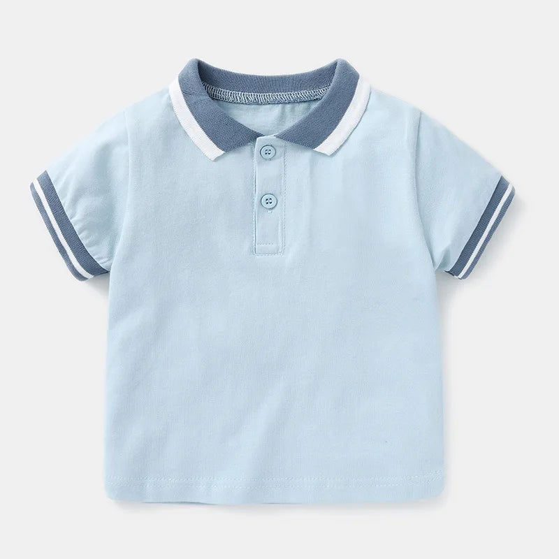 Baby Cotton Polo Shirt Toddler T-Shirt