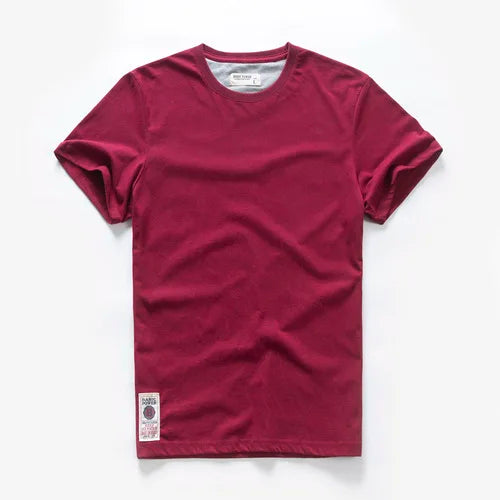 Men's Cotton Solid O-Neck T-Shirt