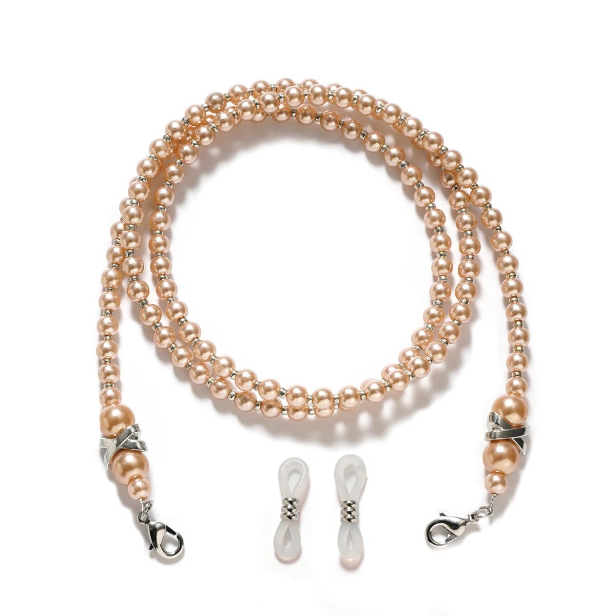 Pearl Sunglasses Chain Wearing Neck Holding Beaded Lanyard Cord Masks Sunglass Reading Glasses ChainEyewear Accessories - lily supply