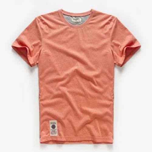 Men's Cotton Solid O-Neck T-Shirt
