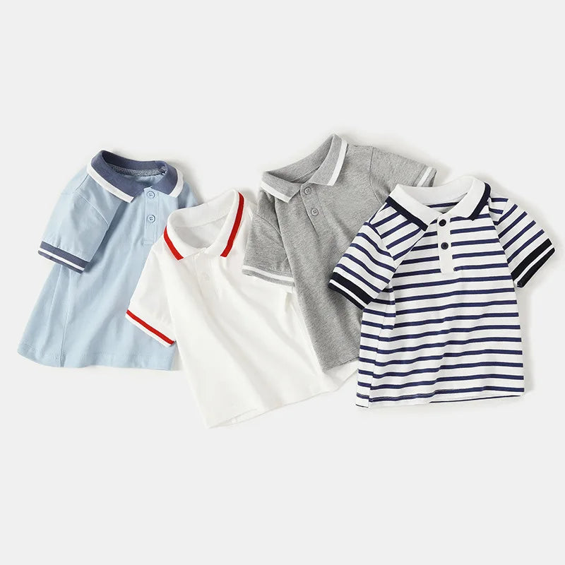 Baby Cotton Polo Shirt Toddler T-Shirt