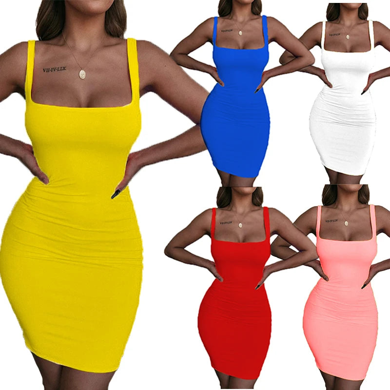 Women's Slim Bodycon Mini Dress