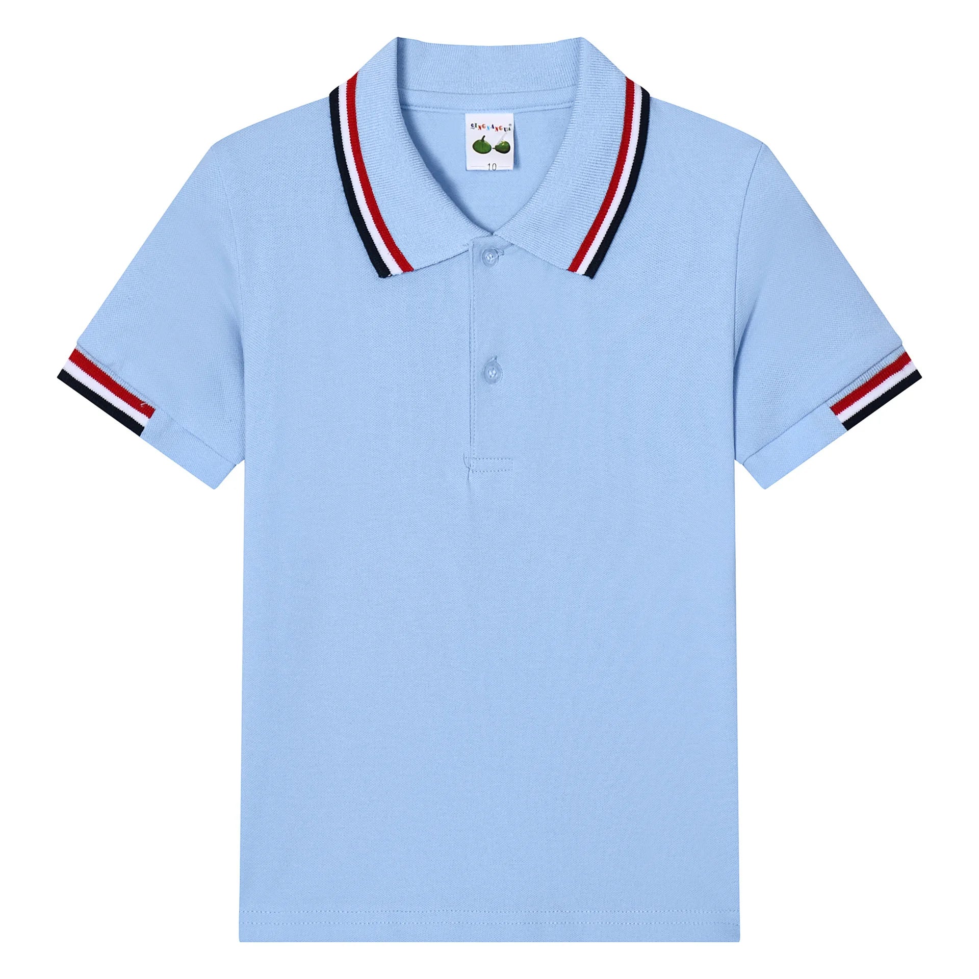 Boys Solid Polo Shirt School Uniform