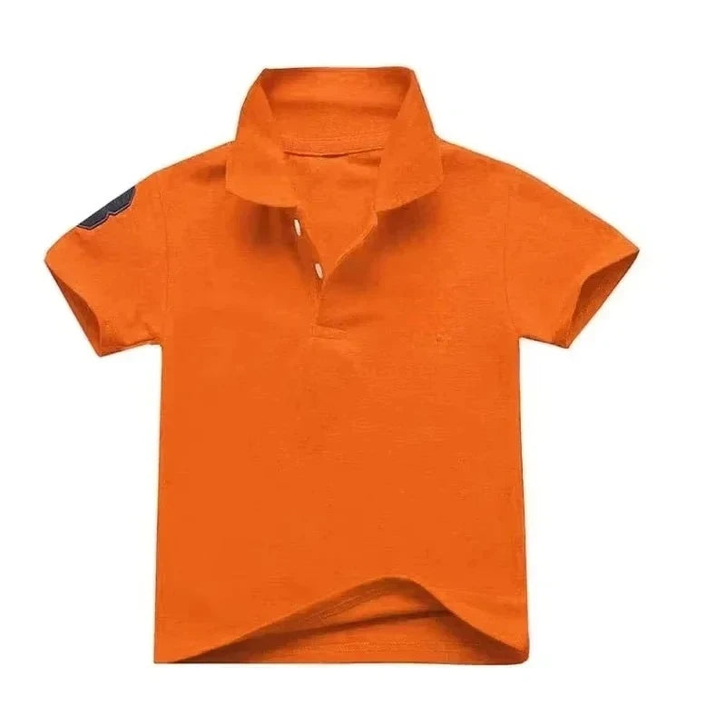 Baby Boys Cartoon Embroidery Polo Shirt