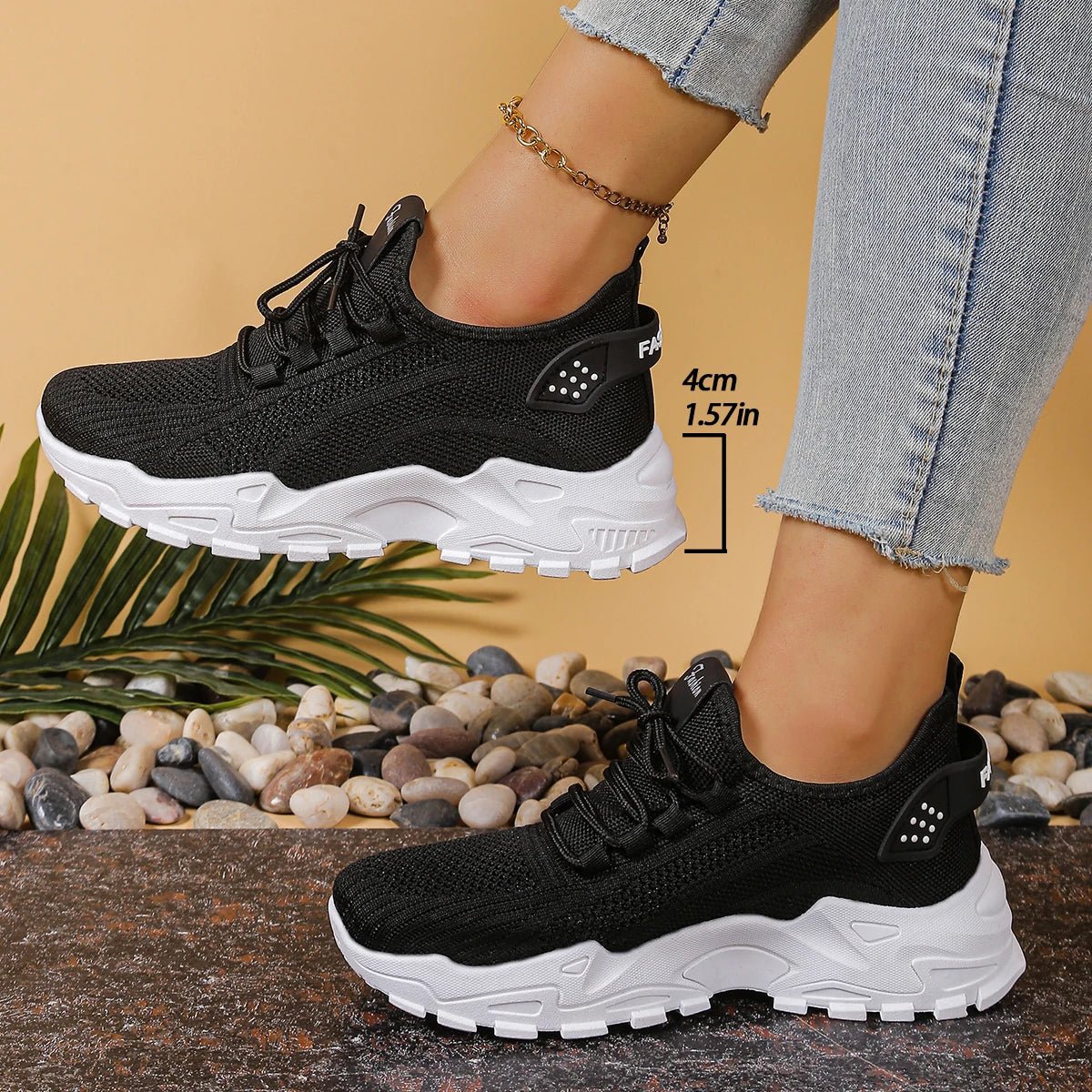 Women's shoes, women's sports shoes 2025 Women's shoes Breathable single - mesh dad shoes Women's casual and versatile sports shoe - lily supply