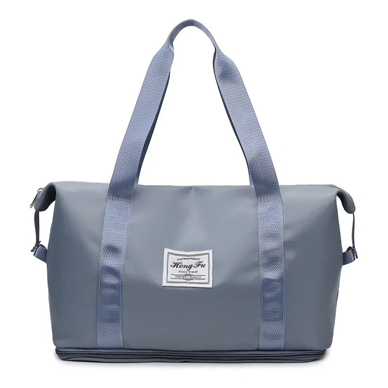 Carry On Travel Duffle Bag Nylon Waterproof Sports Gym Tote Bags for Women Large Capacity Storage Luggage Handbag 2026