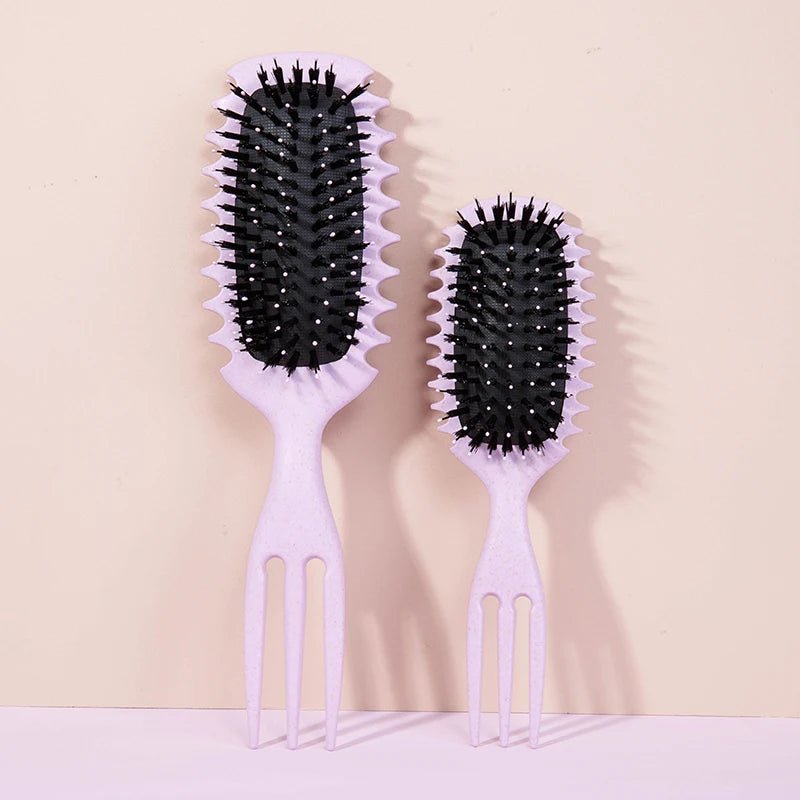 Candy Curly Hair Styling Brush - Nylon Bristle Detangling Comb - lily supply