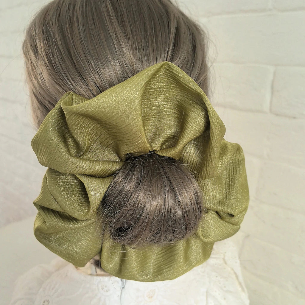 Super Large Stylish Hair Scrunchies - Visible Front Decoration Hair Ties - lily supply