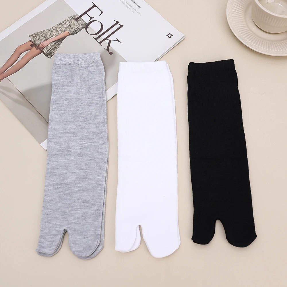 Japanese Tabi Two - Toe Split Socks – Traditional Tabi Style Socks - lily supply