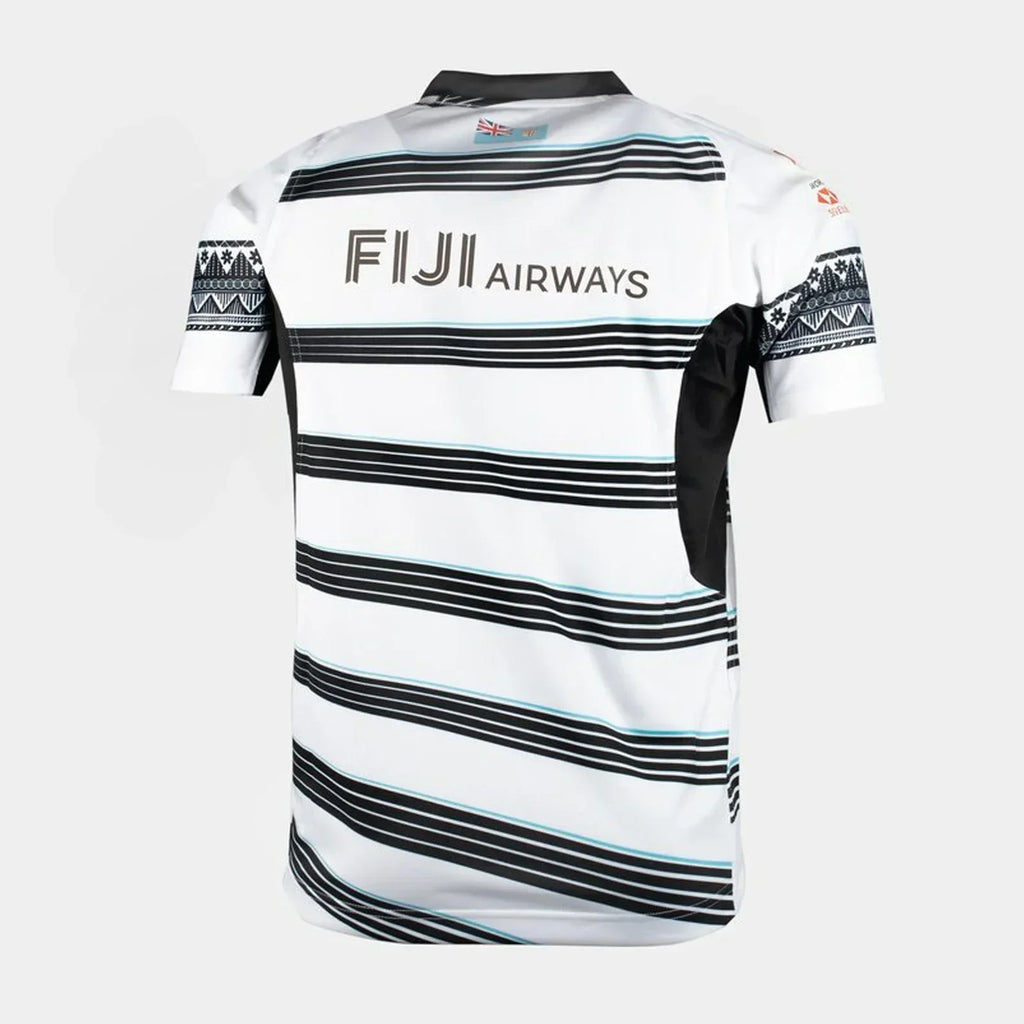 Men's rugby T-shirt, home jersey, Fiji 7S, round neck men's top - lily supply