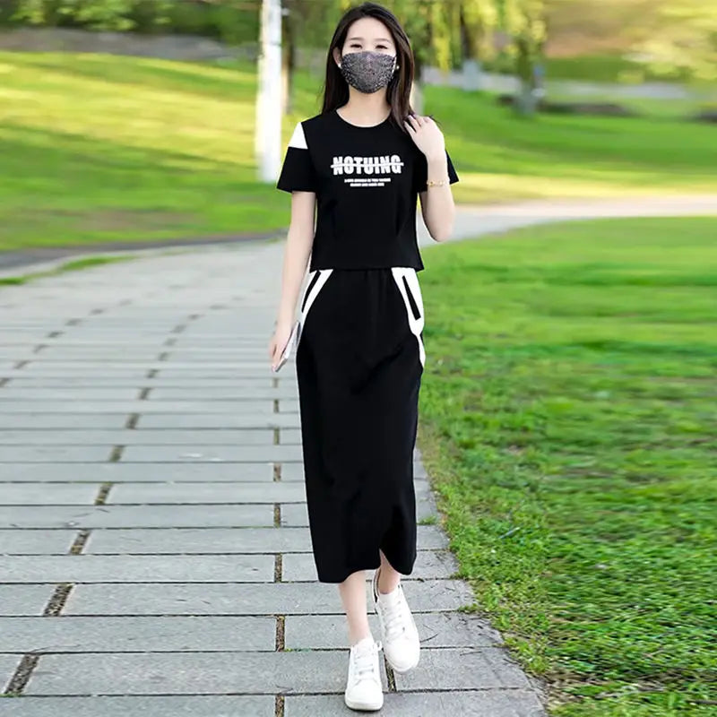 Short Sleeve Women's Two-Piece Set