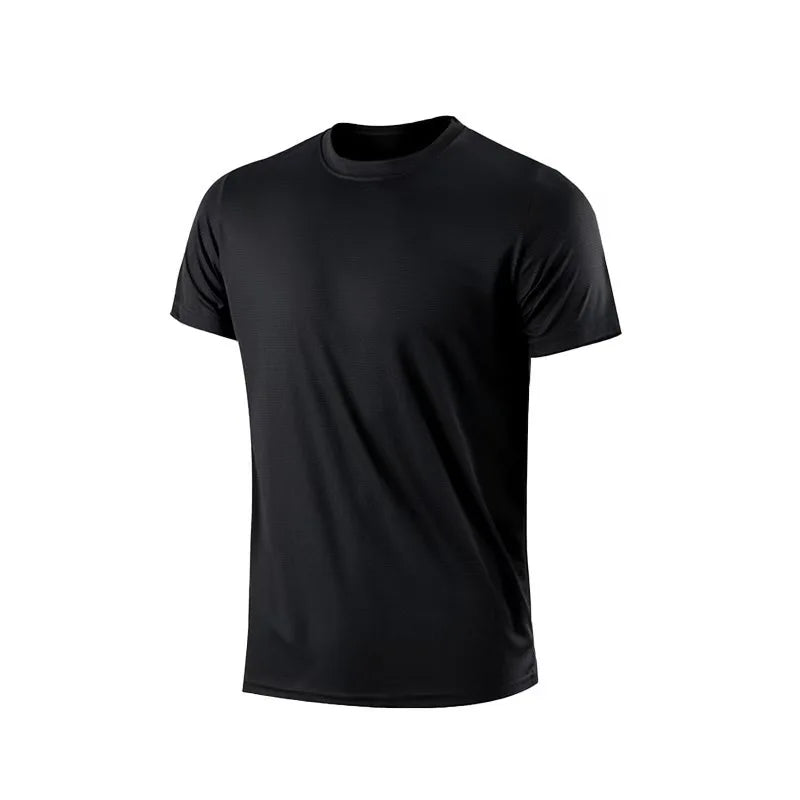 Men's Quick - Dry Compression Running T-Shirt – Gym & Fitness Jogging Top - lily supply