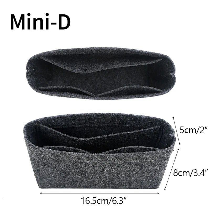 Bag Organiser for Longchamp - Multi - Pocket Inner Liner Insert for Mini Tote - lily supply