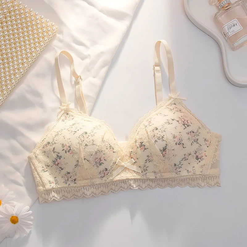 Women's Floral Lace Tube Bralette