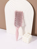 Curling Styling Brush - Hollow Massage Comb for Real Hair & Wigs - lily supply