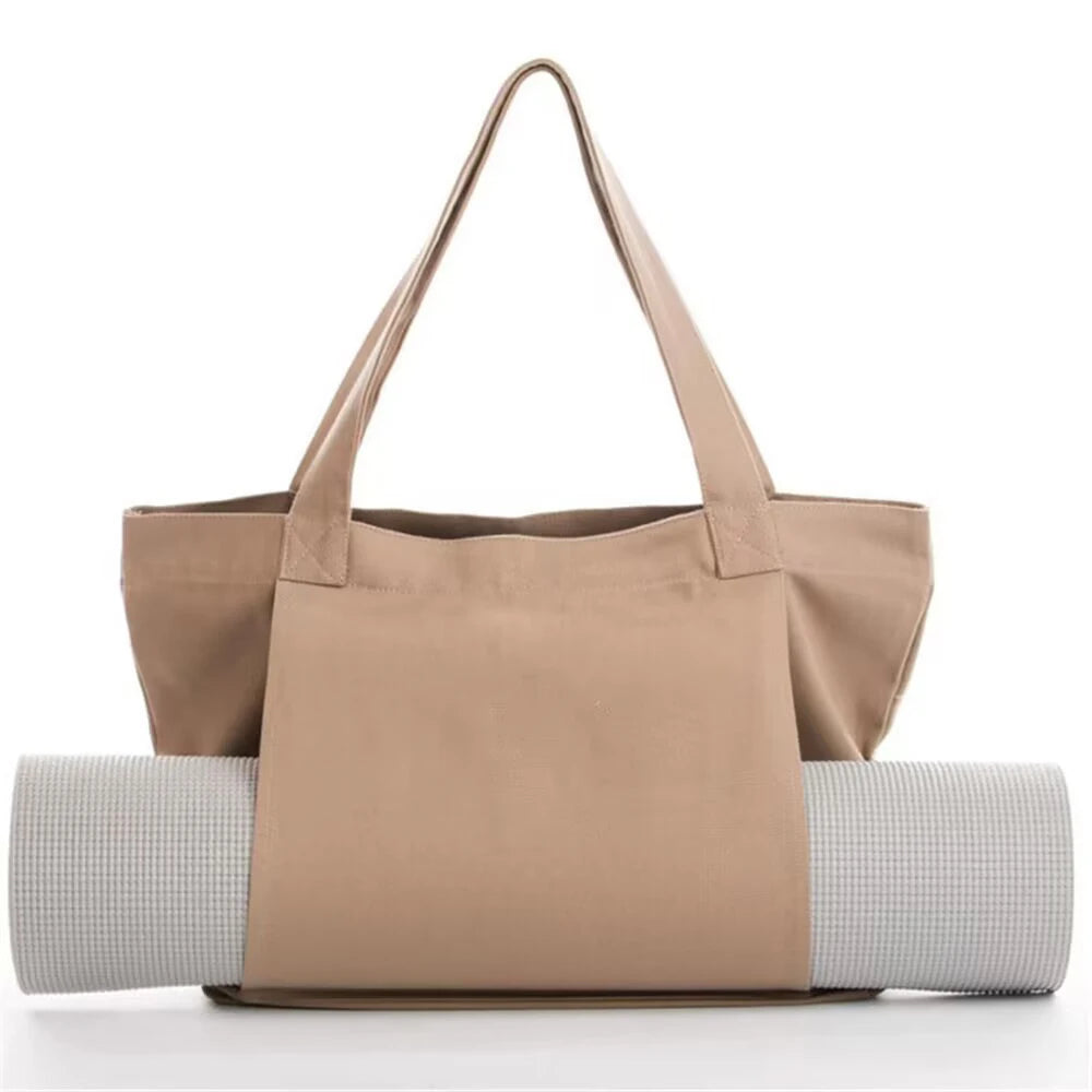Yoga Tote Bag for Women Shoulder Bags Drawstring for Office Workout Travel Carryall Pilates Gym and Beach