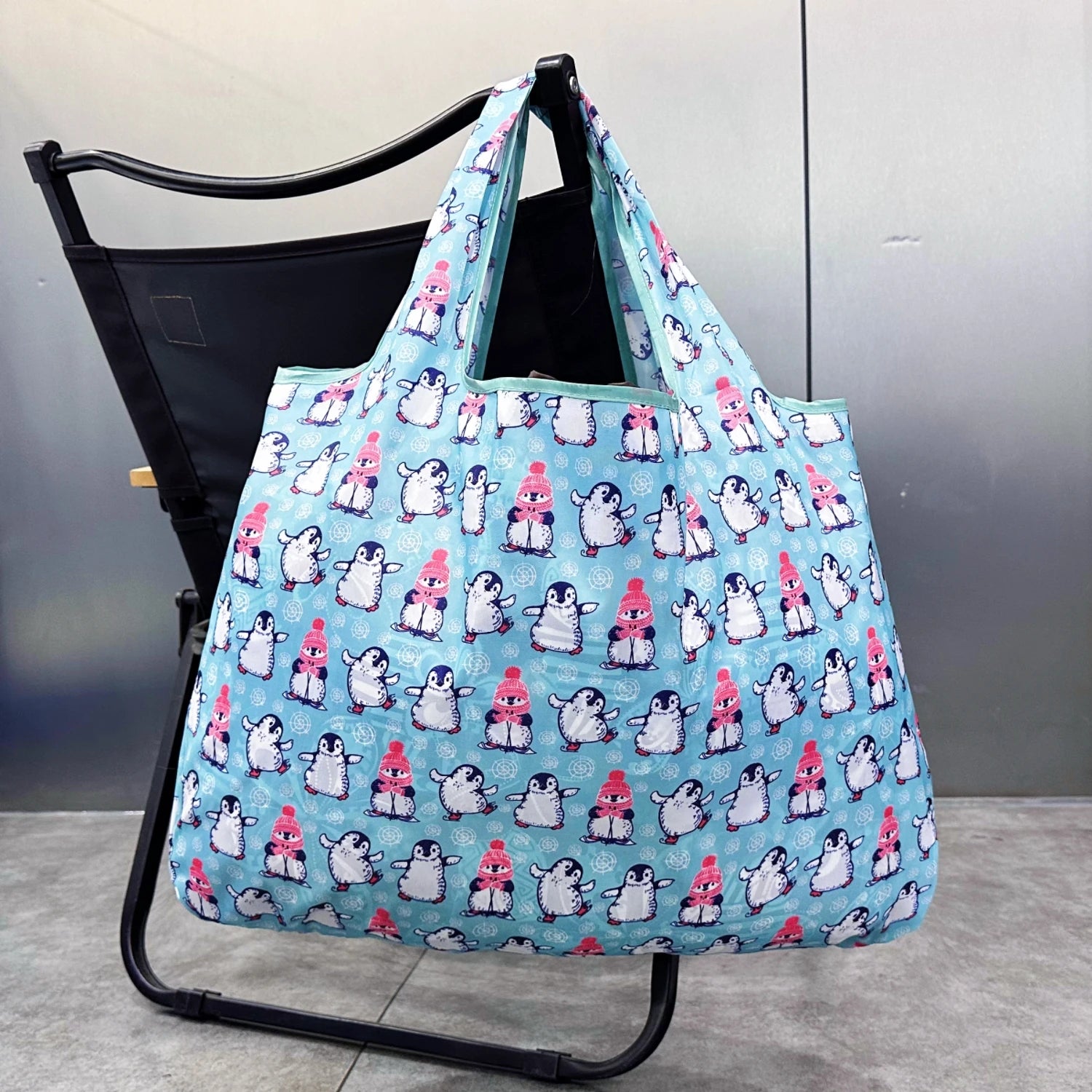 Lightweight Foldable Tote Bag - Printed Pattern Shopping Bag