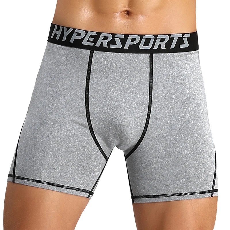 Men's Compression Running Shorts & Gym Tights – Quick Dry Sport Trunks