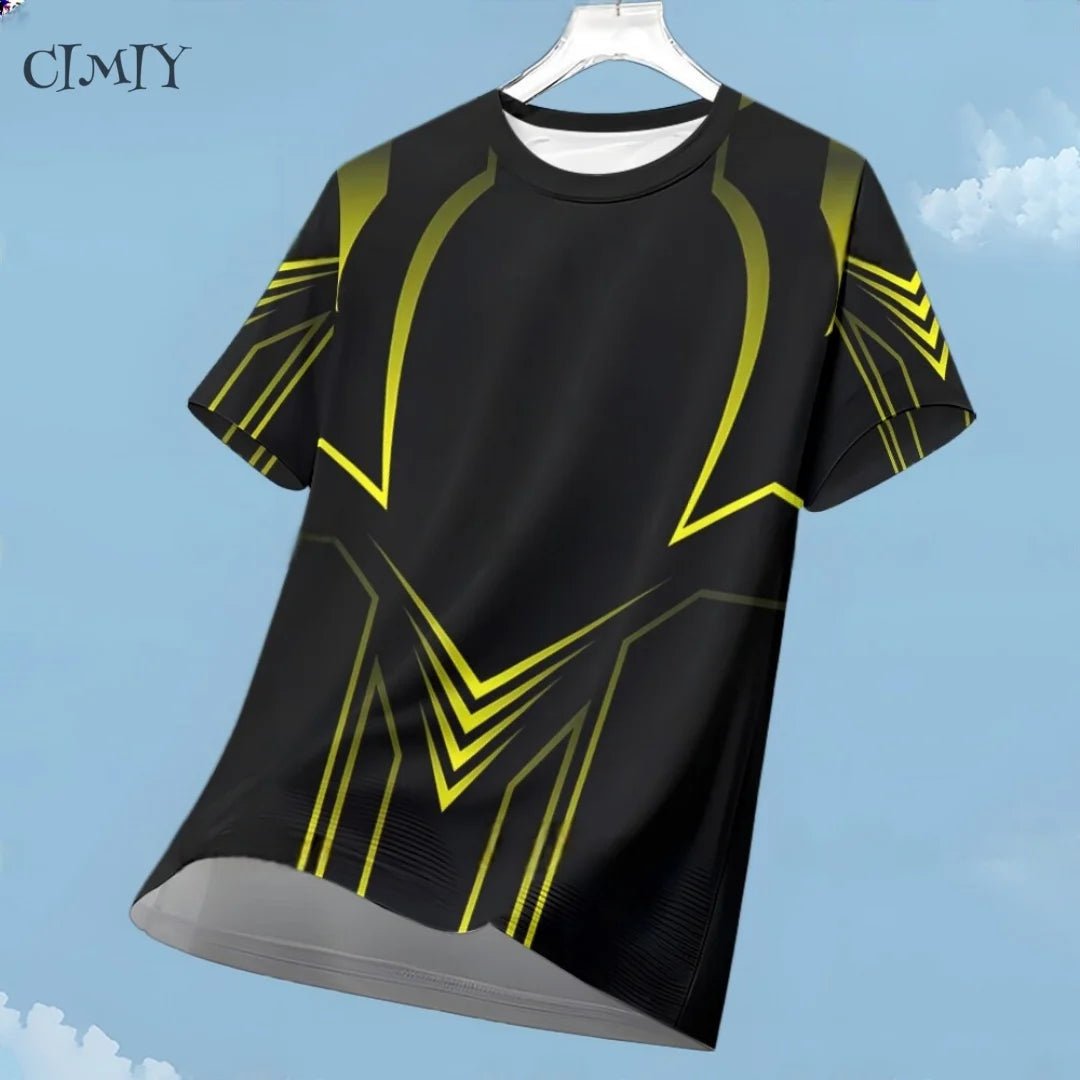 Men's Sports Casual Jersey – Dry Fit Running & Outdoor Shirt - lily supply